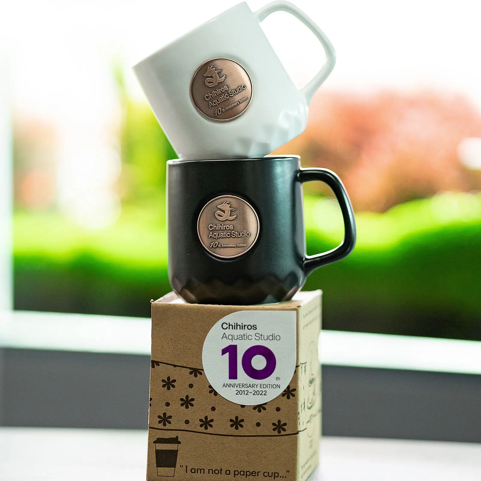 Chihiros 10th Anniversary Ceramic Cup – DISCONTINUED (FOR DISPLAY ONLY) - Image 4